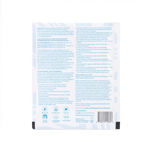 Arctic Fox White Powder Hair Bleach - 9 Level Lift