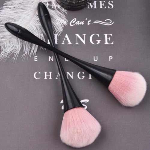 2Pcs Nail Dust Brushes for Acrylic & Gel Nails - Soft Bristle Cleaner