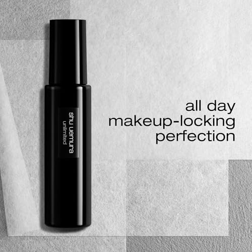 Shu Uemura Unlimited Long-Lasting Makeup Fix Spray - Hydrating, Lightweight & Professional Finish, 3.4 Fl Oz