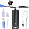 Cordless Airbrush Kit with Compressor - 48PSI Rechargeable