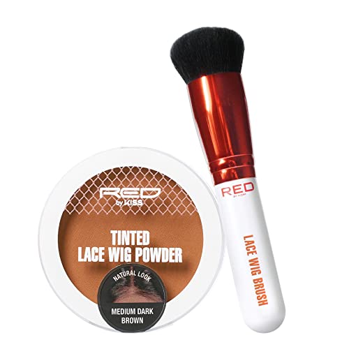 Red by Kiss Lace Wig Brush Tinted Powder Duo - Matte Finish