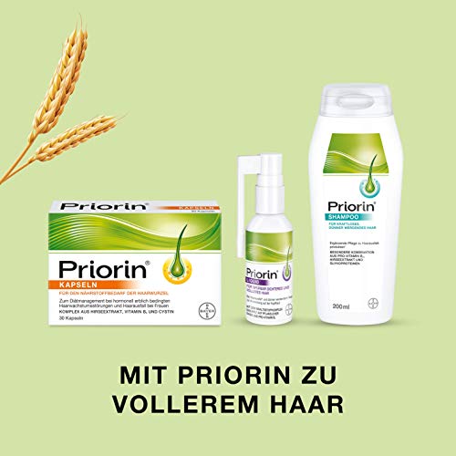 Bayer Priorin Shampoo Shampoo for Hair Loss Dry and Normal Hair 200ml/6.8oz