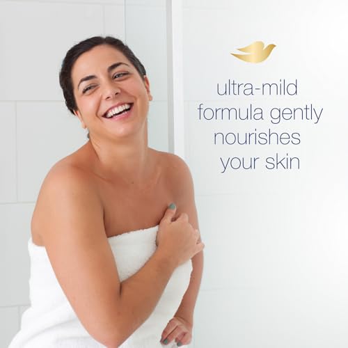 Dove Beauty Bar, Bulk Soap, Sensitive Skin 8-Packs (x2) + Single Bar with Moisturizing Cream for Soft, Smooth Skin