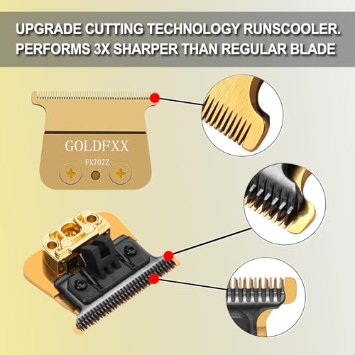 TRAH FX707Z Replacement Blades for BaByliss FX787 & FX726