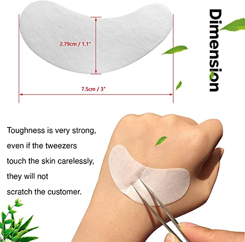 GreenLife 200 Pairs 100% Natural Eyelash Extension Under Eye Gel Pads patches kit Collagen Aloe Vera Hydrogel Eye Patches Eyelash Extension Supplies Tools, Lash Extension Supplies (100 200 400 Pairs)