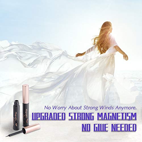 Magnetic Eyelashes Kit with Eyeliner - 10 Pairs 3D Natural Look
