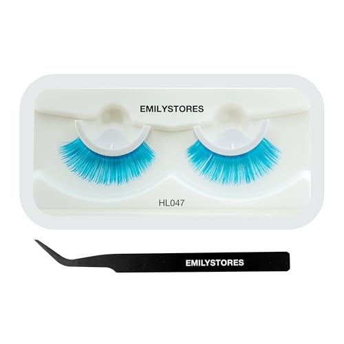 Red Self-Adhesive False Eyelashes Pre-Glued Reusable