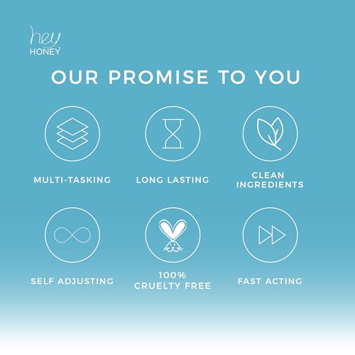 Hey Honey Skin Care Be Clear Acne Control Deep Pore Cleanser with Propolis, Tea Tree Oil & Green Tea | Pore Minimizer Face Wash for Oily Acne Prone Skin | 2.7 Oz