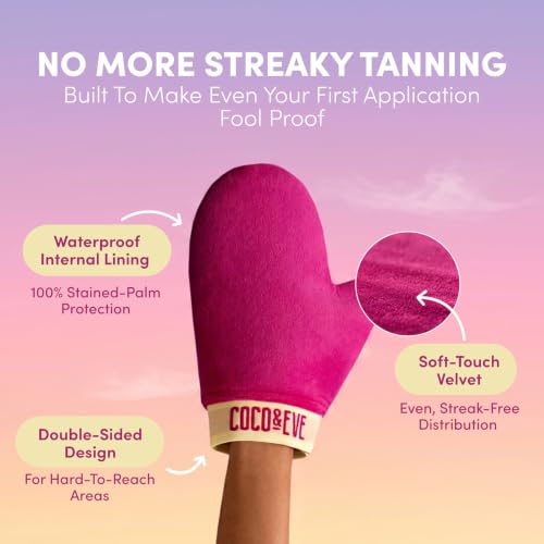 Coco & Eve Self Tanner Foam Kit Medium - Streak-Free Sunless Tanning Mousse