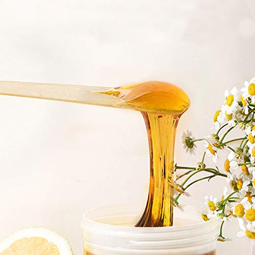 Hedume 2000 Pieces Wax Sticks, Wood Spatulas Applicator Craft Sticks, Small Wax Spatulas Hair Removal Eyebrow and Body