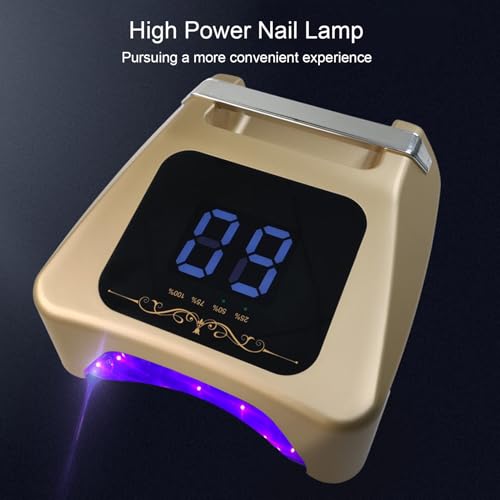 Dioche US Plug UV LED Nail Lamp with 4 Timers, Auto Sensor & 36 Beads for Gel Nails