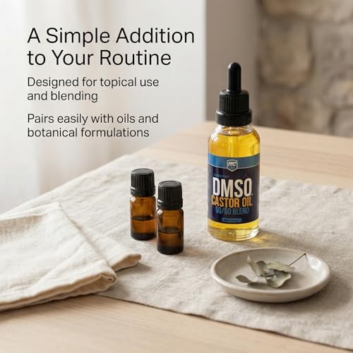 DMSO & Castor Oil Topical Blend - 2oz Natural Skin & Hair Care