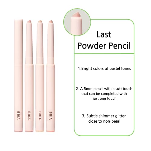 BBIA Last Powder Pencil - Shimmer Eyeshadow Eyeliner 03 Peach Milk