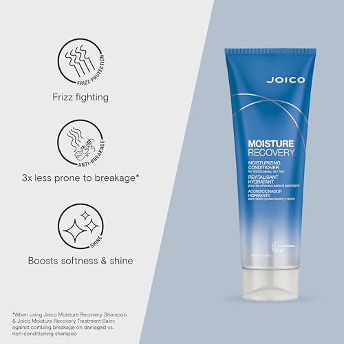 Joico Moisture Recovery Moisturizing Shampoo & Conditioner | For Thick, Coarse, Dry Hair | Restore Moisture, Smoothness, Strength, & Elasticity | Reduce Breakage | With Jojoba Oil & Shea Butter