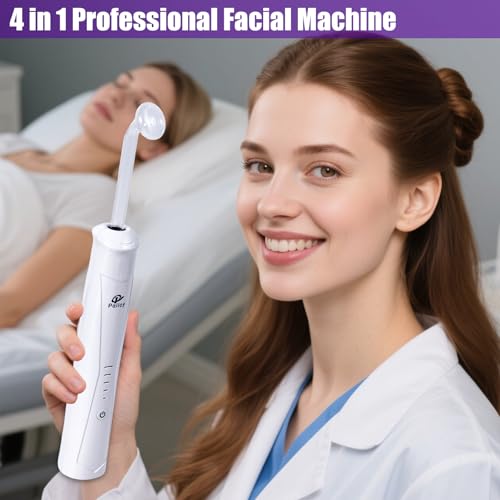 Wireless High Frequency Facial Wand with 4 Electrodes & Xenon Gas