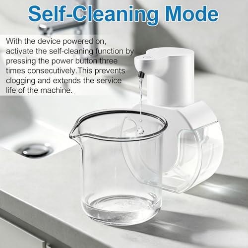 VZZNN 2 Pack Touchless Automatic Soap Dispenser 420ML