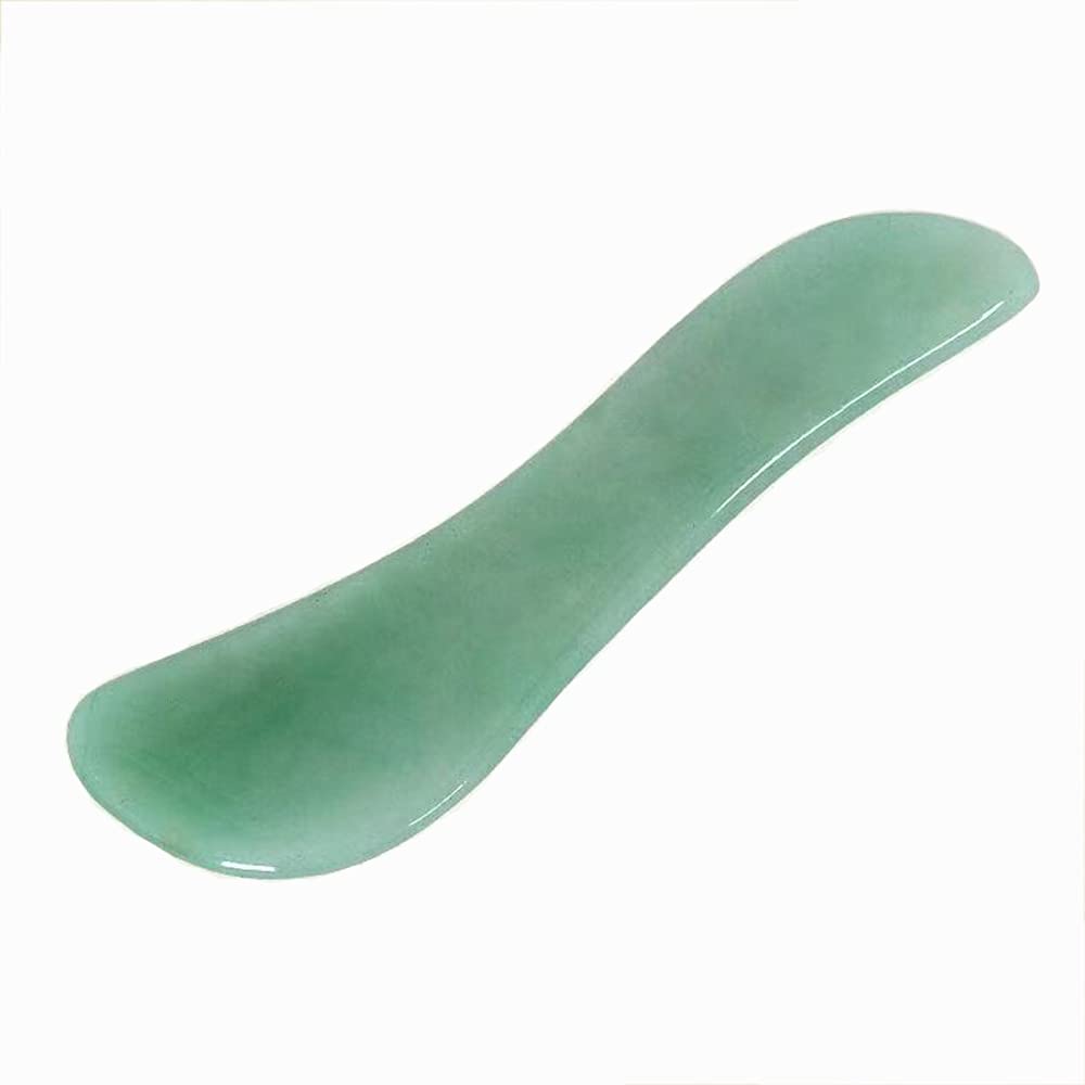 TOP SEWING Gua Sha Facials Tools for Back Massage Tools Board Natural Jade Stone for SPA Acupuncture Therapy Trigger Point Treatment