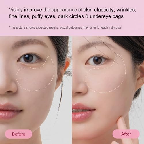 Peptide Collagen Under Eye Patches - 60 Korean Hydrogel Masks