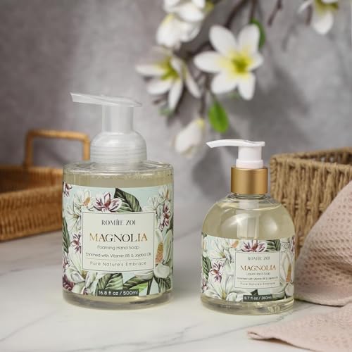 ROMIIE ZOI Liquid Hand Soap with Gift Box - Magnolia - 260ml/ 8.7 fl.oz