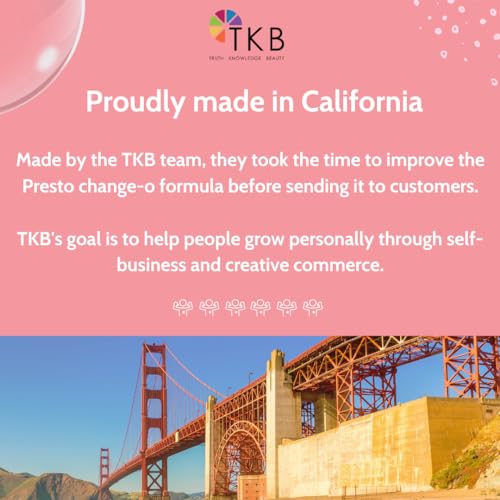 TKB Lip Liquid - Presto Change-o Magic Color| Color Additive, Unique Lip Color, Lip Transformation| Vegan, Gluten & Cruelty Free| Made in USA (1floz (30ml))