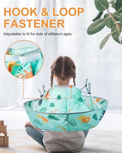 Lictin Kids Haircut Cape with Hair Catcher & Comb
