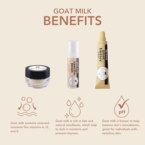 Dionis Goat Milk Vanilla Bean 3-Piece Lip Care Kit (Pack of 1)