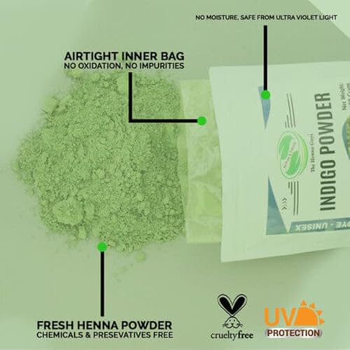 500g Indigo Powder Natural Hair Dye - The Henna Guys