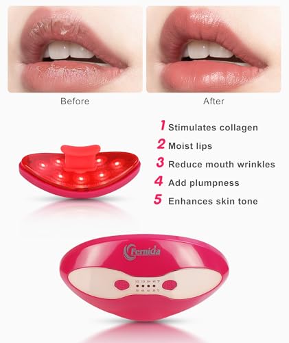 FERNIDA Red Light Lip Care Device - Heated Eye Therapy, USB-C Rechargeable