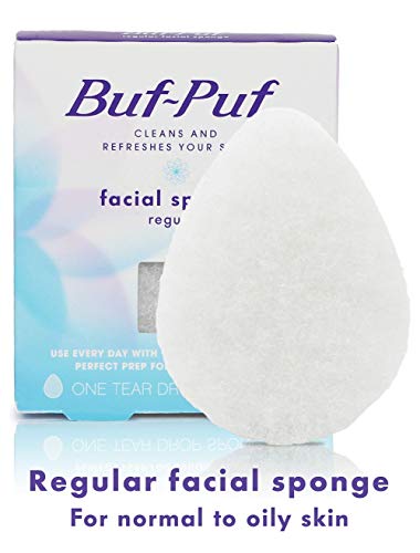 Buf-Puf Regular Facial Sponge - Exfoliating Deep Cleanse