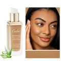 Oulac Foundation Makeup Medium to High Coverage Caramel 16