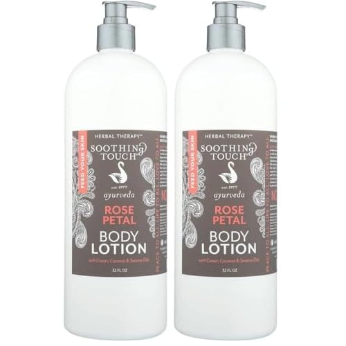 Soothing Touch, Rose Petal Body Lotion, 32 oz (Pack of 2)