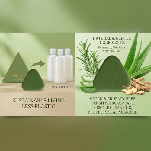 Yoracare Rosemary Scalp Revival Shampoo Bar