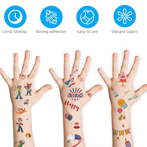 Printable Temporary Tattoo Paper for Inkjet Printer, 8.5"X11" (6 Sheet Set)