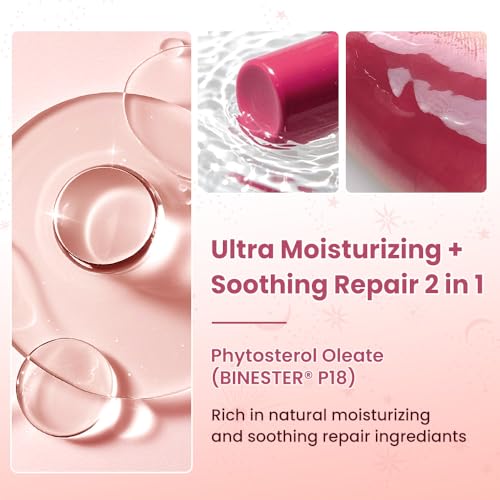 Catkin C03 Violet Glossy Hydrating Lip Balm - Plumping Tinted Jelly, 0.12 oz