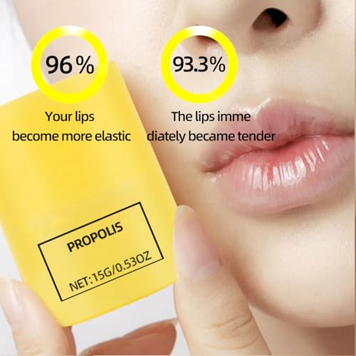 Honey Propolis Lip Balm 2-Pack, 12-Hour Moisturizing