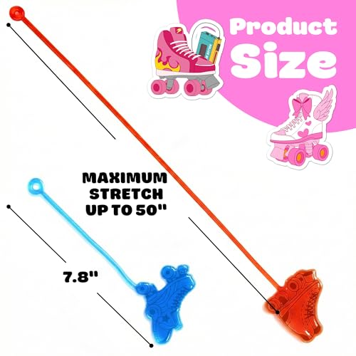 48pc Roller Skating Stick Hands & Temporary Tattoos Party Favors