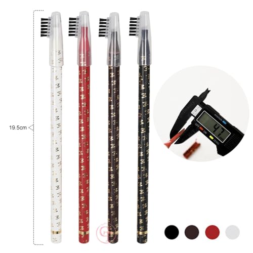Waterproof Eyebrow Pencil Set - 4 Colors, Microblading & Ombre