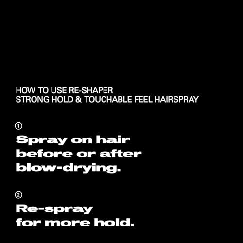 Sebastian Professional Re-Shaper Hairspray | Humidity Resistant-Strong Hold | Brushable, Firm Styling Control | For Medium to Heavy Textures | For All Hair Types