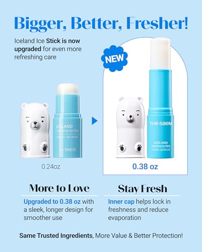 THESAEM Iceland Hydrating Eye Stick – Dark Circles & Puffiness Relief