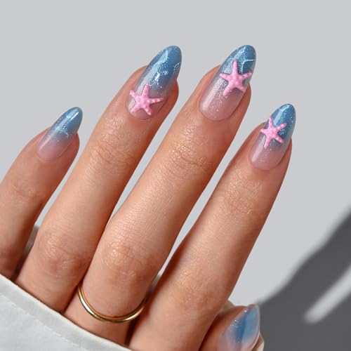 BTArtbox Press On Nails Medium Almond 30ct