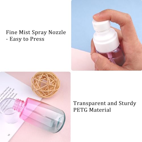 Cosywell Travel Spray Bottle TSA Approved 2oz Fine Mist (3 Pack)