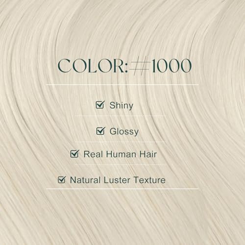Blonde Tape in Hair Extensions Human Hair 12 Inch 20pcs
