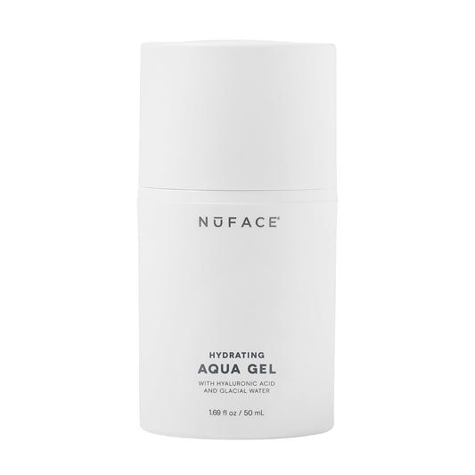 NuFACE Aqua Gel Activator - Microcurrent Conductive Gel & Activator Powered by IonPlex & Hyaluronic Acid to Enhance Results of NuFACE Microcurrent Facial Device - Improves Skin Radiance (1.69 oz)