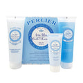 Perlier ? Blue Iris Body Care Trio Gift Set, Shower Gel 8.4 oz + Body Cream 8.4 oz + Hand Cream 3.3 oz, Hydrating Formula, Soft and Silky Skin, Floral Scent, Made in Italy, Beauty Gift Set