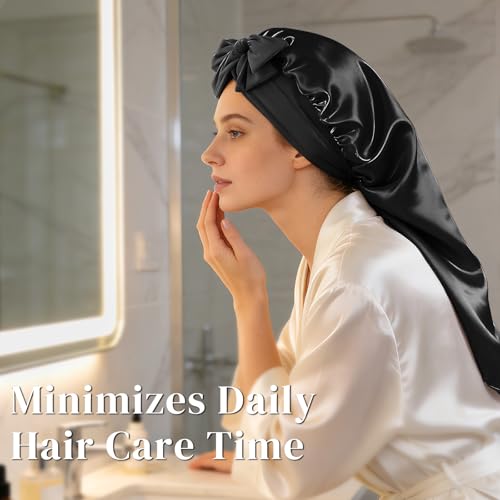 ZIMASILK 19 Momme Mulberry Silk Bonnet for Sleeping