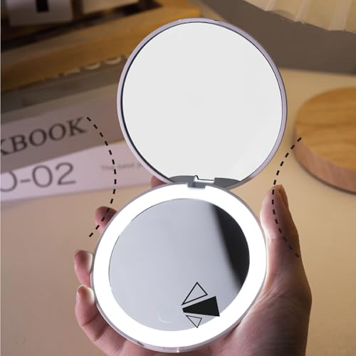 Miffy LED Makeup Mirror with 1x/10x Magnification & Light