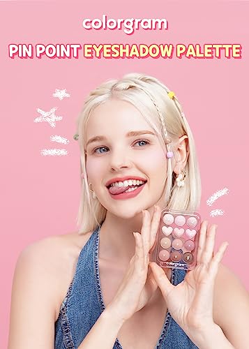 COLORGRAM Pin Point Eyeshadow Palette 01 Peach Coral