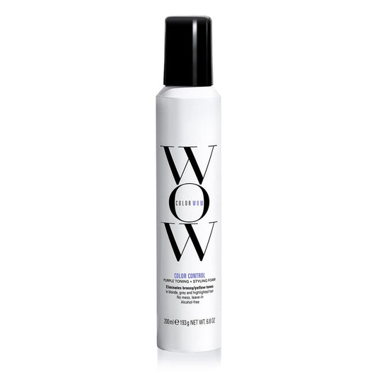 COLOR WOW Color Control Purple Toning Foam For Blonde Hair