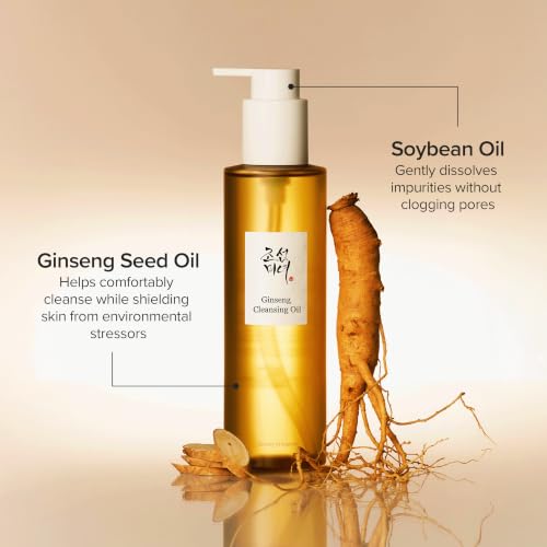 Beauty of Joseon Ginseng Cleansing Oil 7.1 Fl Oz Waterproof Makeup Remover