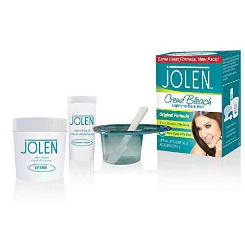 Jolen creme bleach lightens dark hair 30ml (6 Pack)